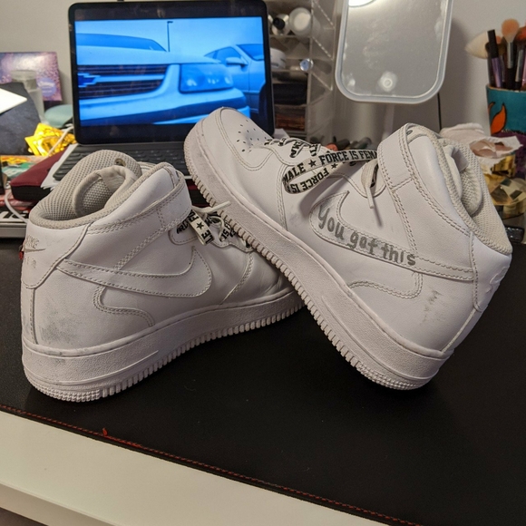 Rare custom Force is Female #Nike Air Force 1s - Picture 4 of 4